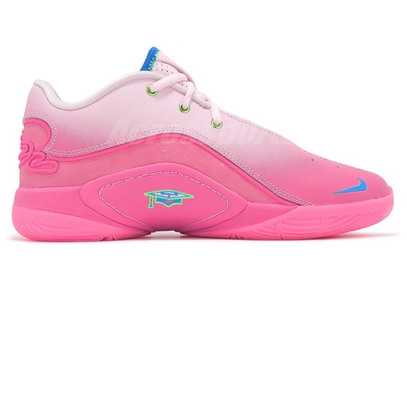 Nike Mens Lebron XXII SN (I Promise) Pink and Blue Sneakers - Picture 12 of 14